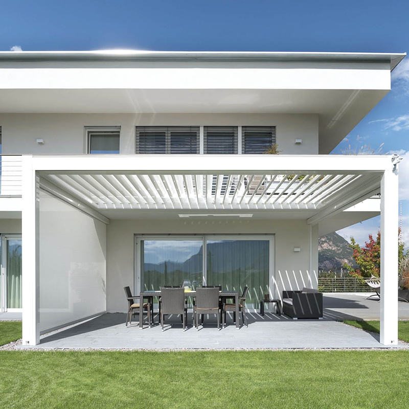 Bioclimatic Louvered Outdoor Aluminum Pergola